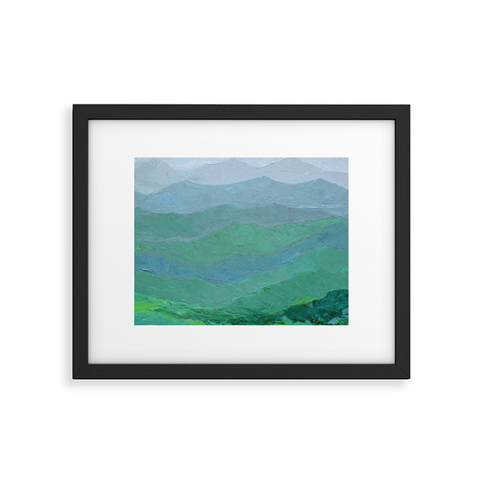 Blue Ridge Spring Framed Art Print Gallery Image 1
