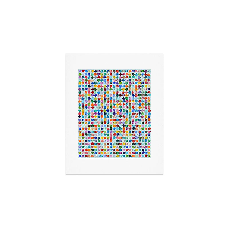 Candied Polka Daubs 2 Art Print Gallery Image 1