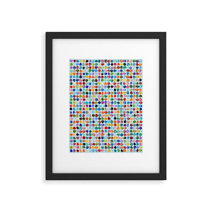 Candied Polka Daubs 2 Framed Art Print Gallery Image 1
