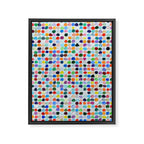 Colossal Polka Daubs Framed Canvas Print Gallery Image 6