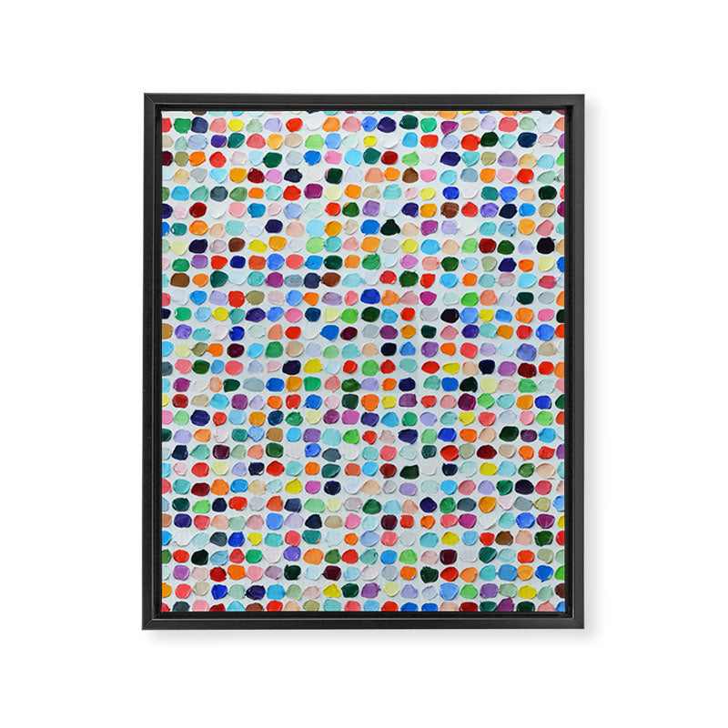 Colossal Polka Daubs Framed Canvas Print Gallery Image 6