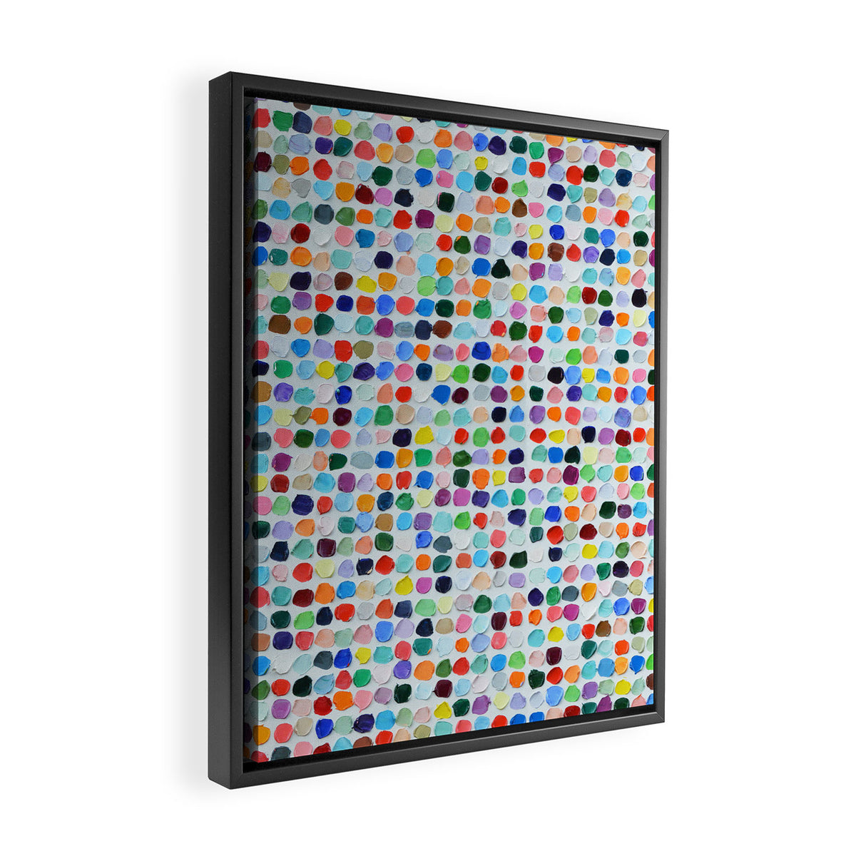 Colossal Polka Daubs Framed Canvas Print Gallery Image 2