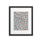 Colossal Polka Daubs Framed Art Print Gallery Image 5