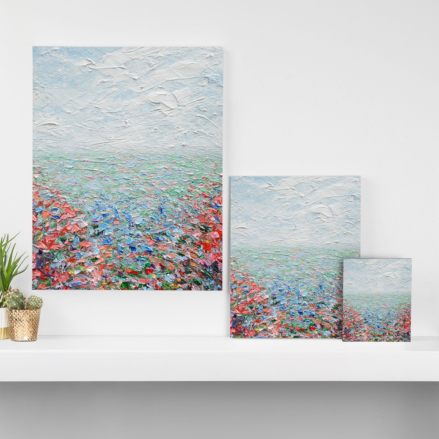 Floral Fields No. 5 Canvas Print Gallery Image 3