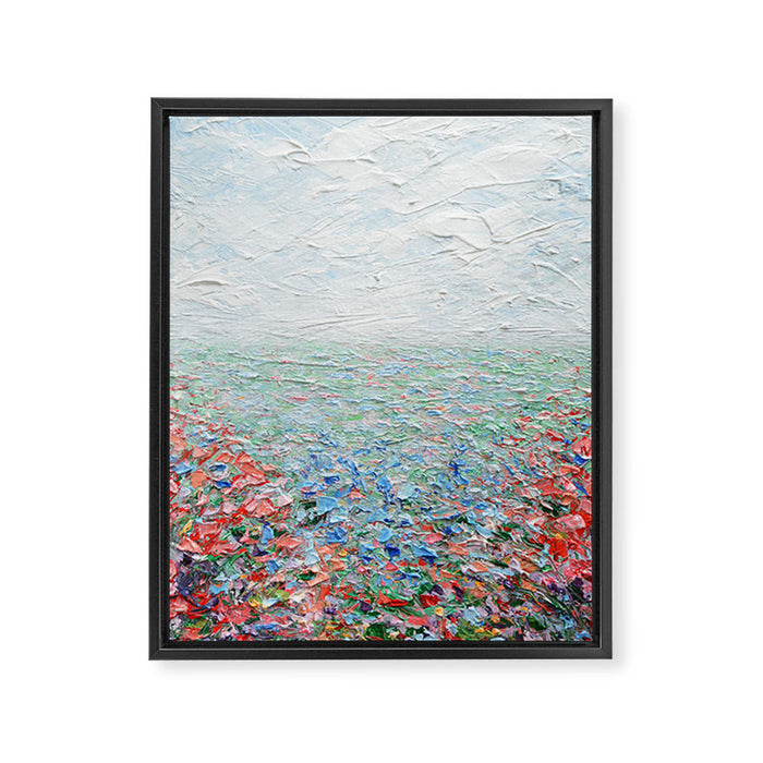 Floral Fields No. 5 Framed Canvas Print Gallery Image 1