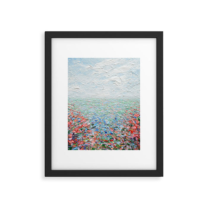 Floral Fields No. 5 Framed Art Print Gallery Image 1