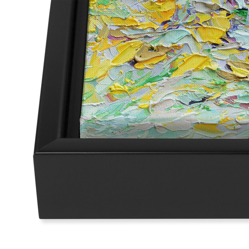 Forsythia Spring Framed Canvas Print Gallery Image 3