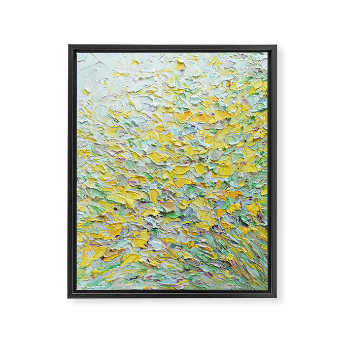 Forsythia Spring Framed Canvas Print Gallery Image 1