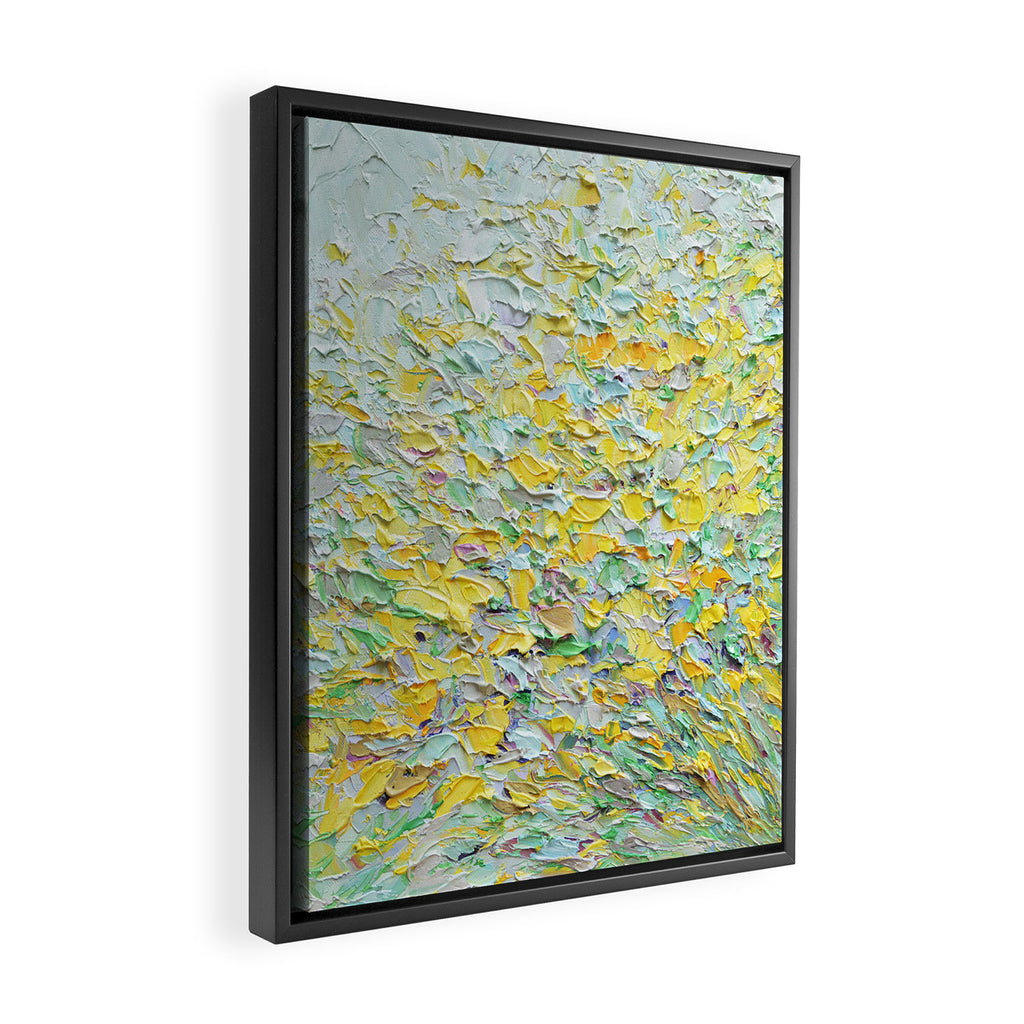 Forsythia Spring Framed Canvas Print Gallery Image 2
