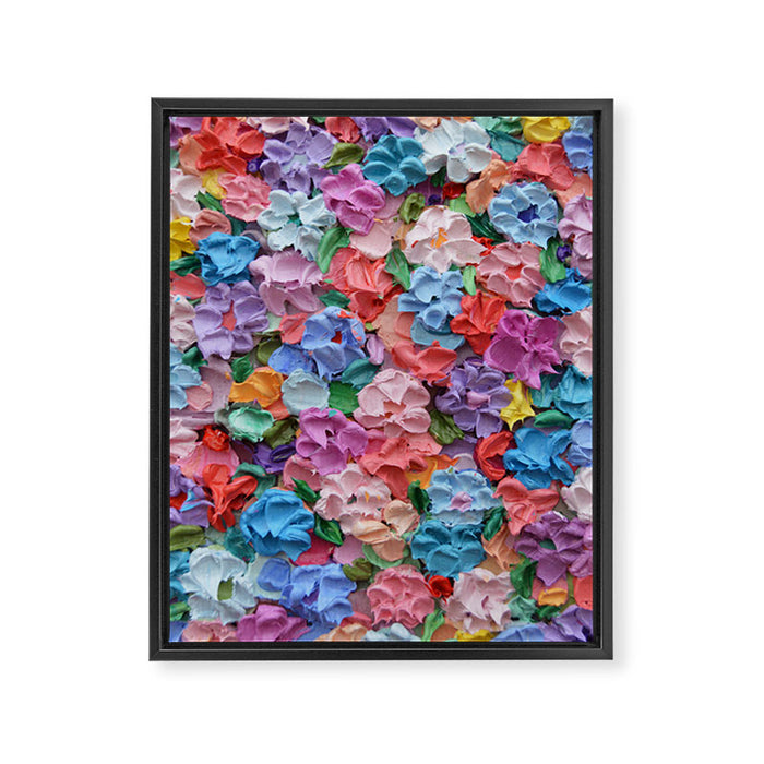 Gerbera Confetti Framed Canvas Print Gallery Image 1