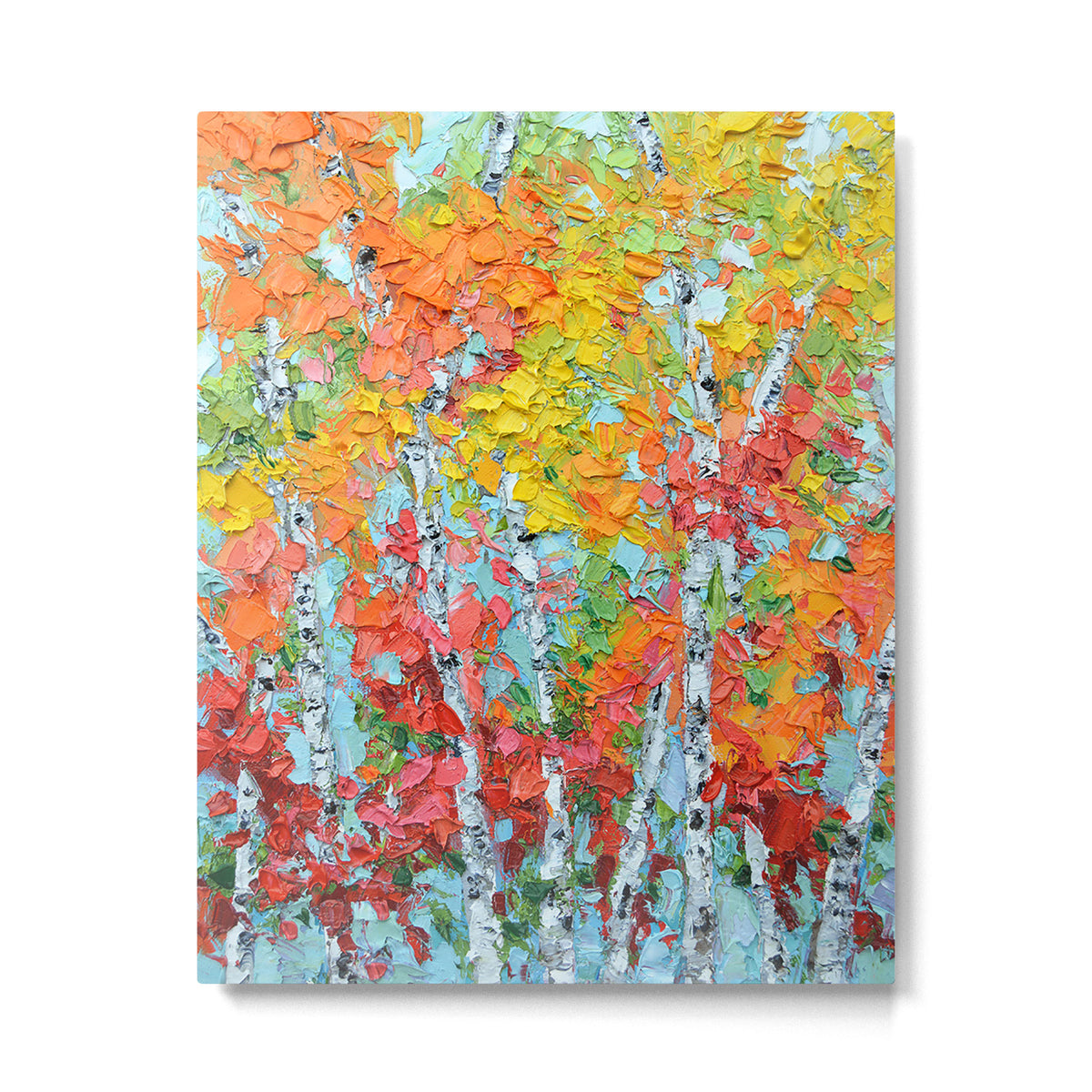 Golden Forest Metal Print Gallery Image 4