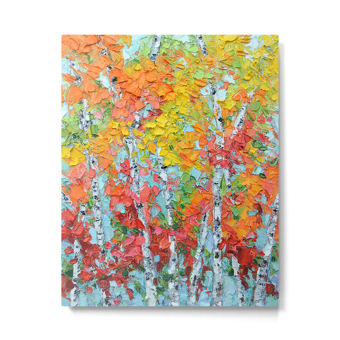 Golden Forest Metal Print Gallery Image 1