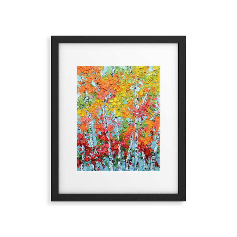 Golden Forest Framed Art Print Gallery Image 5