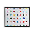 Infinite Polka Daubs Framed Canvas Print Gallery Image 14