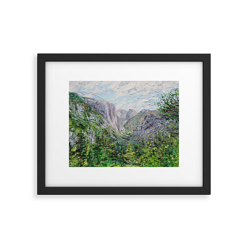 Inspiration Point, Yosemite Framed Art Print Gallery Image 4