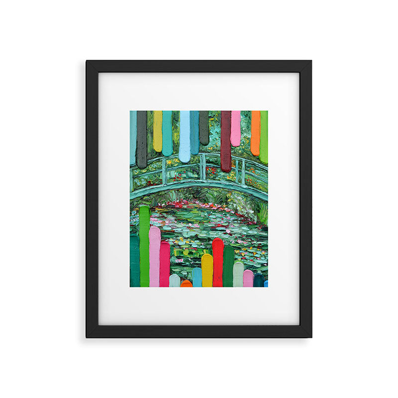 Japanese Footbridge Framed Art Print Gallery Image 5