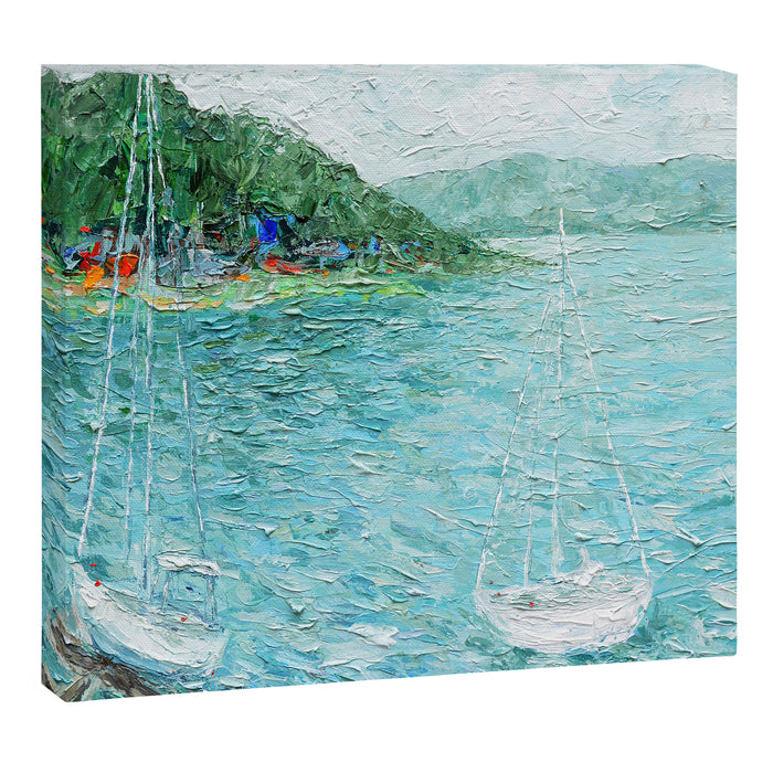 Lakeside Summer 1 Canvas Print Gallery Image 1