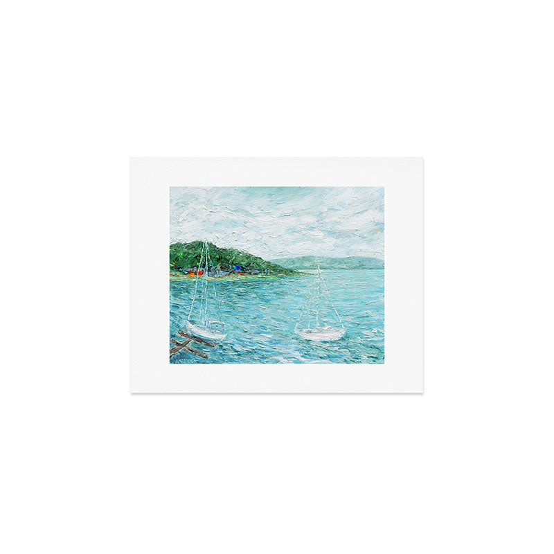 Lakeside Summer 1 Art Print Gallery Image 1