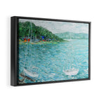 Lakeside Summer 1 Framed Canvas Print Gallery Image 2