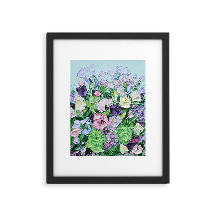 Lilac Bouquet Framed Art Print Gallery Image 1