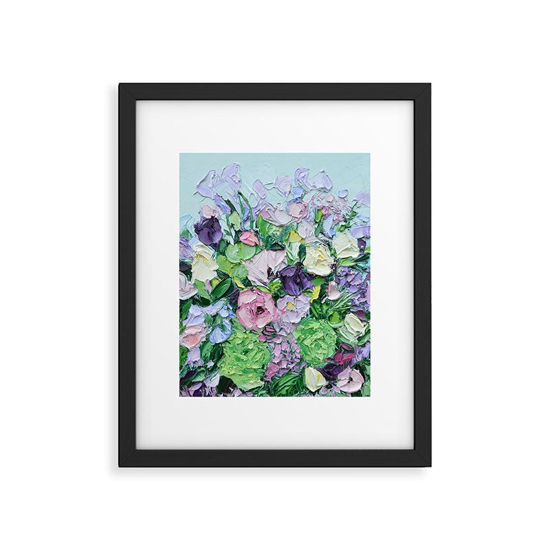 Lilac Bouquet Framed Art Print Gallery Image 5