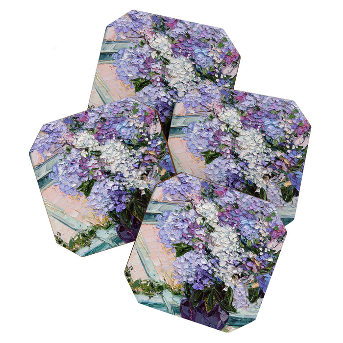 Lilacs in a Window Coaster Gallery Image 1