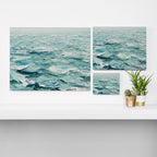 Minty Seas Canvas Print Gallery Image 3