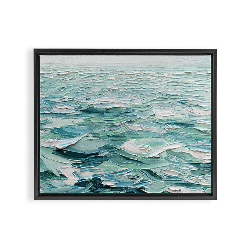 Minty Seas Framed Canvas Print Gallery Image 14