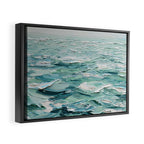 Minty Seas Framed Canvas Print Gallery Image 2