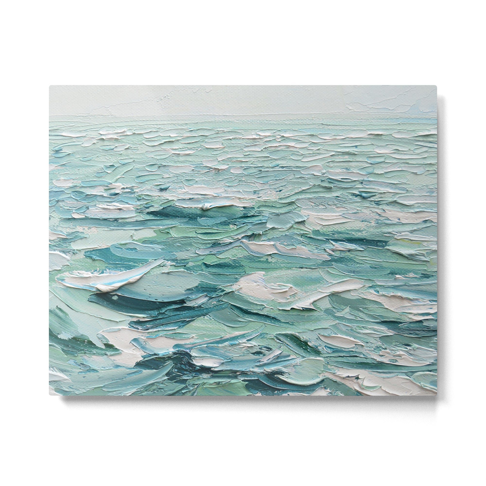 Minty Seas Metal Print Gallery Image 6