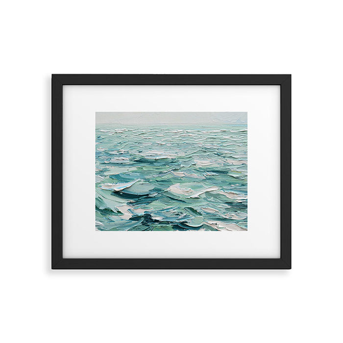 Minty Seas Framed Art Print Gallery Image 1