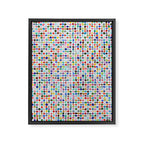 Mod Dots Framed Canvas Print Gallery Image 8
