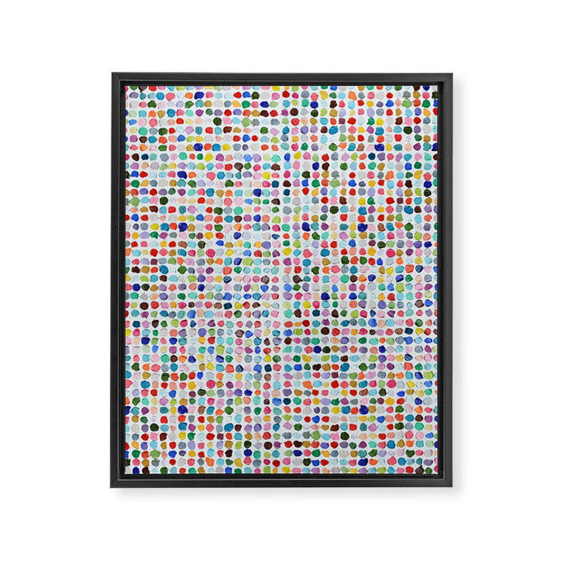Mod Dots Framed Canvas Print Gallery Image 8