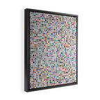 Mod Dots Framed Canvas Print Gallery Image 2