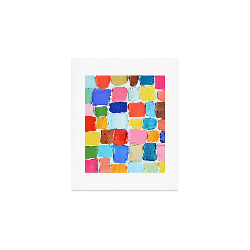 Mod Polka Daubs Art Print Gallery Image 1