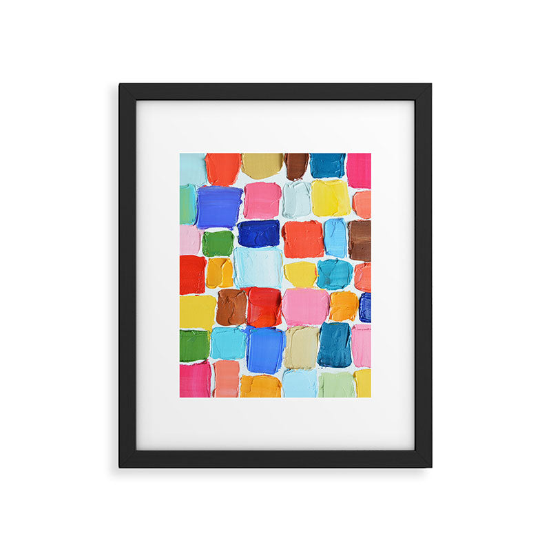 Mod Polka Daubs Framed Art Print Gallery Image 6