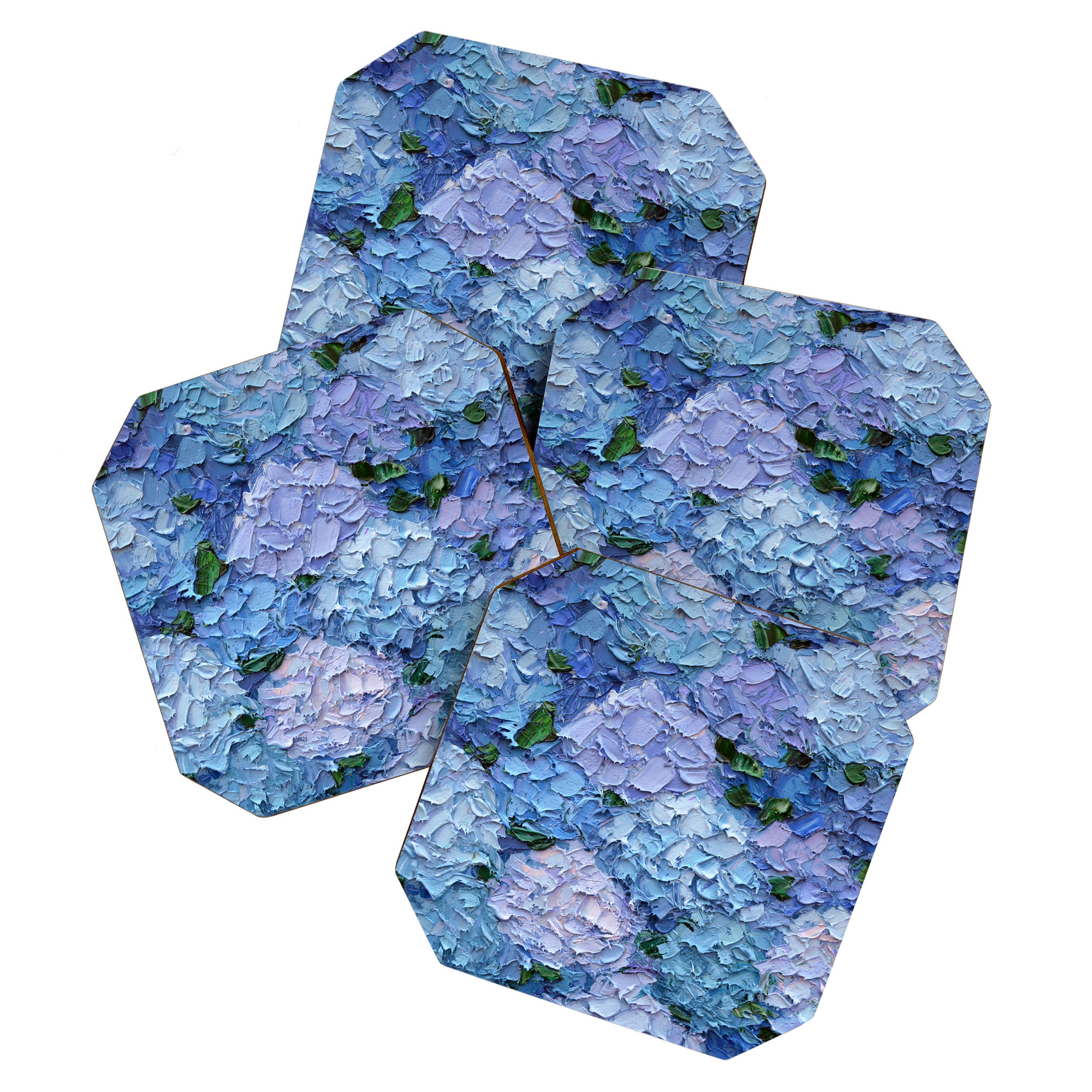 Moonlight Hydrangeas 2 Coaster Gallery Image 1