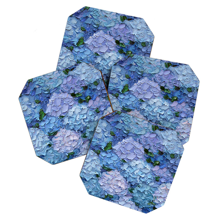 Moonlight Hydrangeas 2 Coaster Gallery Image 1