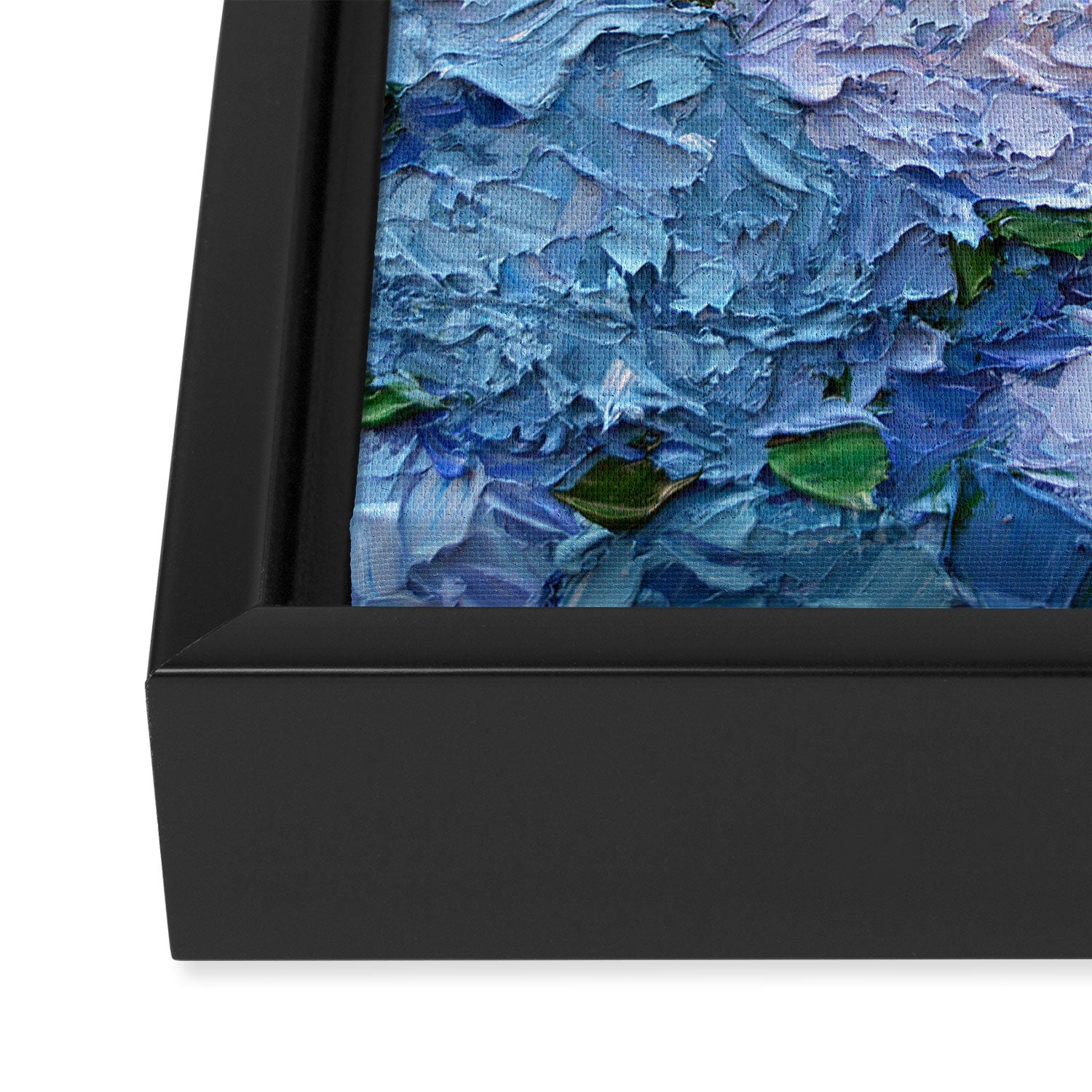 Moonlight Hydrangeas 2 Framed Canvas Print Gallery Image 3