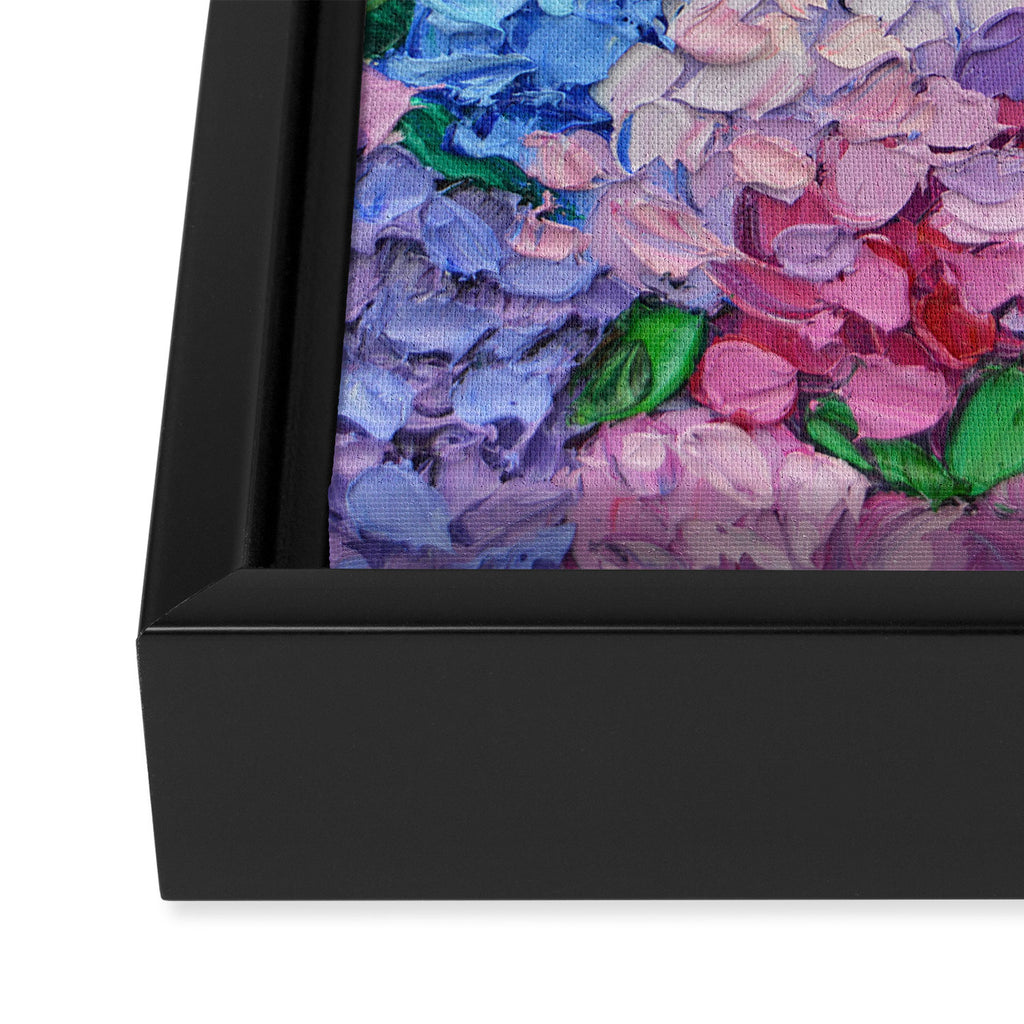 Moonlit Hydrangeas Framed Canvas Print Gallery Image 3