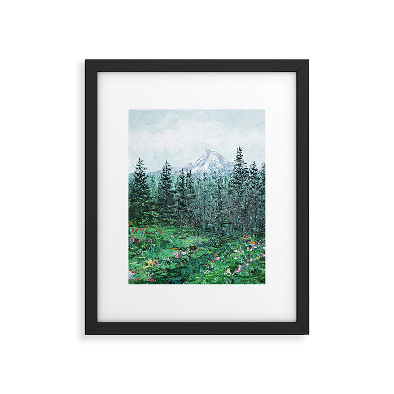 Mount Hood Framed Art Print Gallery Image 5
