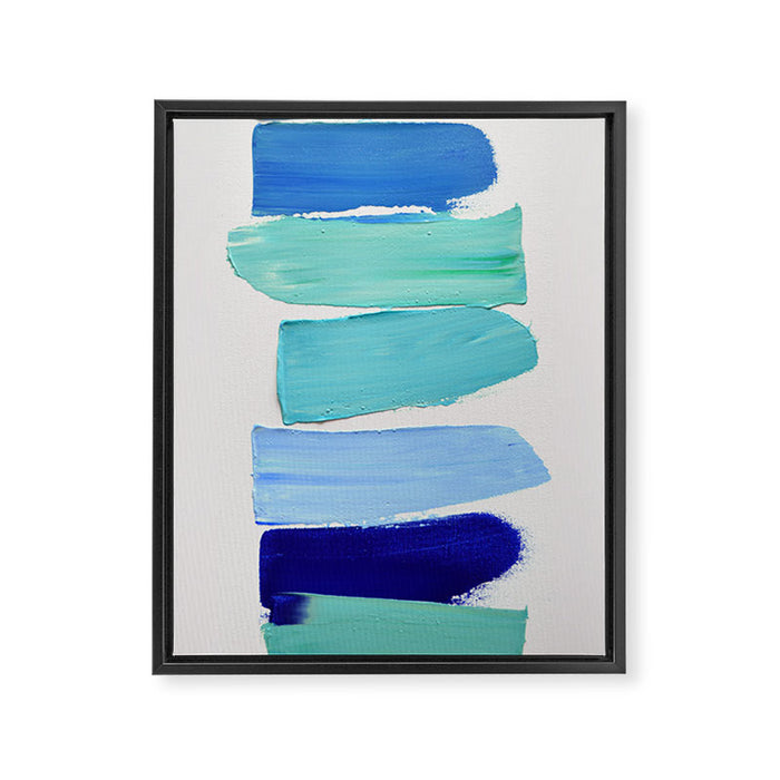 Ocean Blues Framed Canvas Print Gallery Image 1