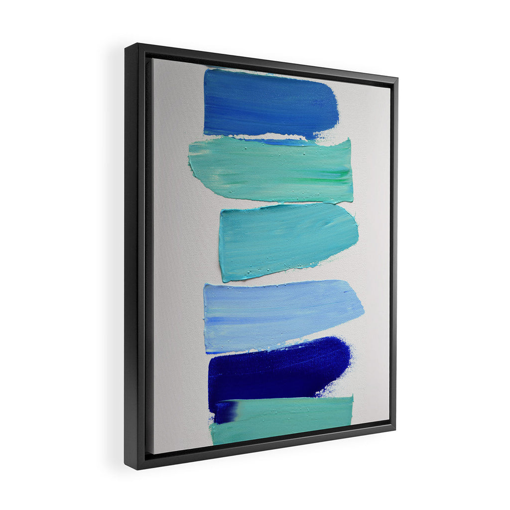 Ocean Blues Framed Canvas Print Gallery Image 2