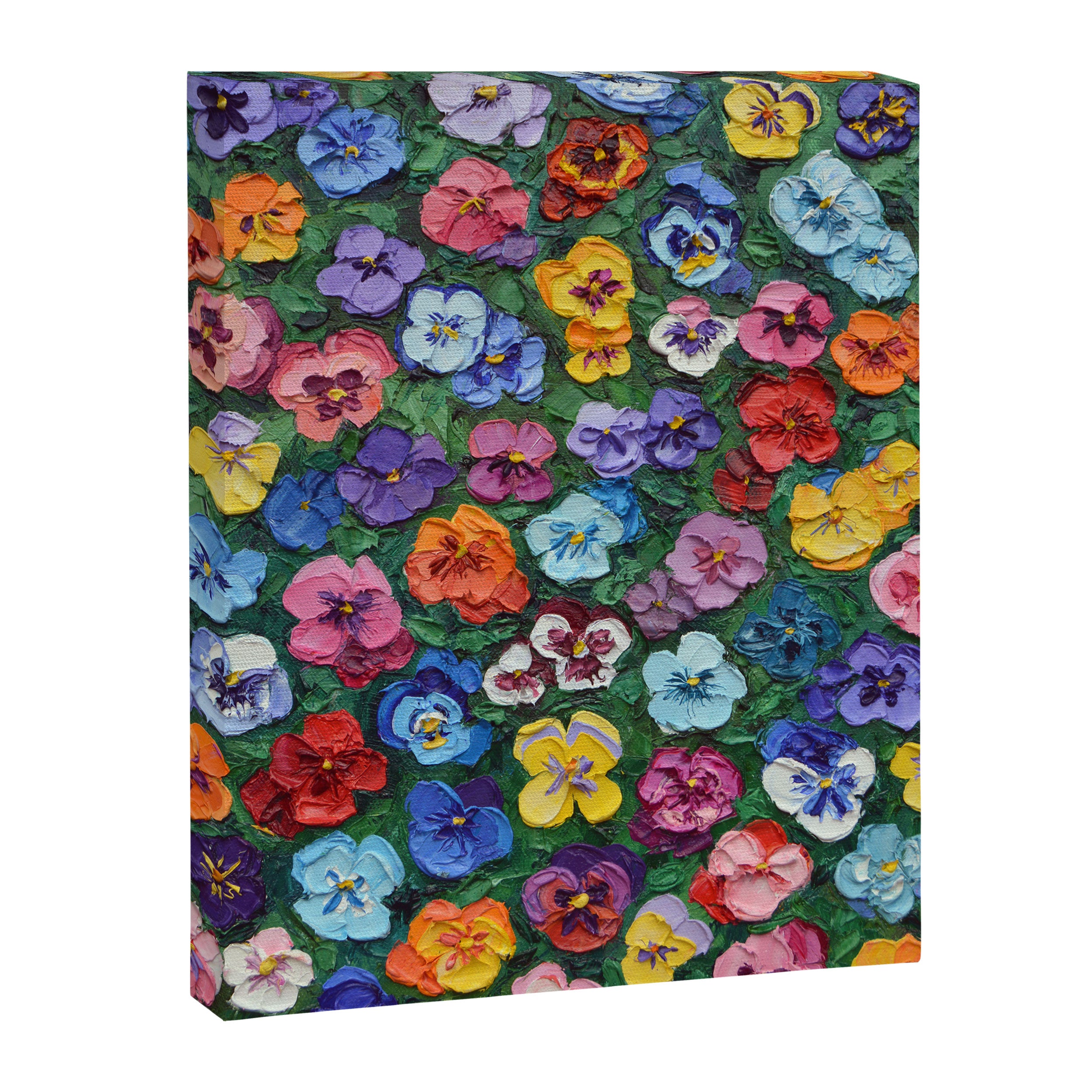 Pansy Gardn Canvas Print Gallery Image 6