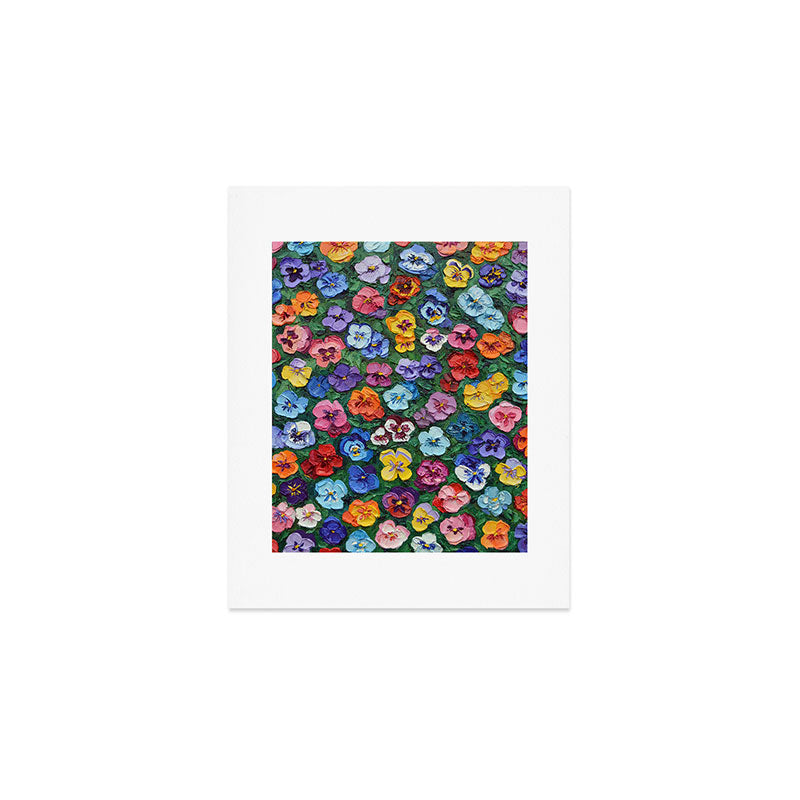 Pansy Gardn Art Print Gallery Image 1