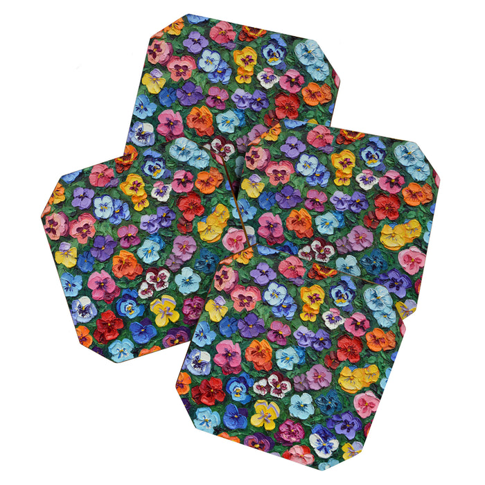 Pansy Gardn Coaster Gallery Image 1