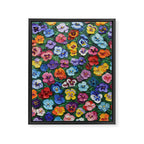 Pansy Gardn Framed Canvas Print Gallery Image 6