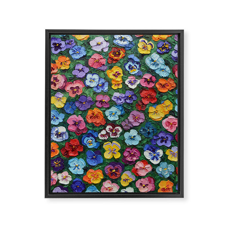 Pansy Gardn Framed Canvas Print Gallery Image 6