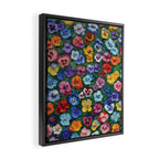 Pansy Gardn Framed Canvas Print Gallery Image 2