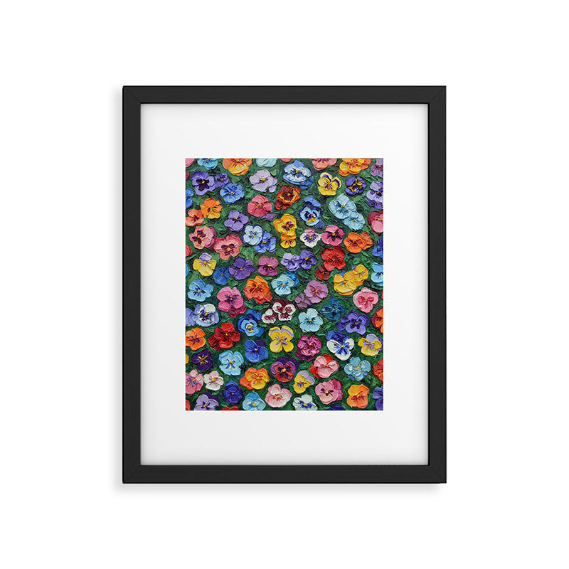 Pansy Gardn Framed Art Print Gallery Image 5